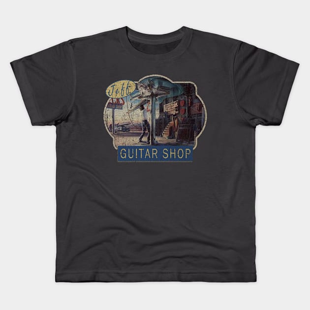 Guitar Shop 1989 Kids T-Shirt by Thrift Haven505